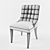 Elegant Margot Dining Chair 3D model small image 2