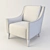 Costa Bella Gregory Chair: Elegant and Comfortable 3D model small image 3