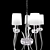 LOEWE Chrome Modern Pendant Light 3D model small image 2