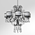 Elegant Jago NCS013 A Chandelier 3D model small image 2