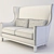 Costa Bella Vicomte Sofa: Elegant and Luxurious 3D model small image 3