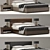 Sleek RH Modern Machinto Bed 3D model small image 2