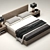 Sleek RH Modern Machinto Bed 3D model small image 3