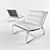 Dordoni Loungechair: Sleek and Stylish 3D model small image 1