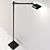 Sleek Black Flos Kelvin Floor Lamp 3D model small image 2