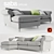 SABA OPIUM: Luxurious & Spacious Sofa 3D model small image 1