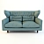 Folk Sofa: Sleek and Stylish 3D model small image 1