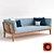  Modern Teka Sofa by RODA 3D model small image 1