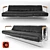 Vintage Alvar Aalto 63 Sofa: Classic Modernism 3D model small image 1