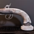 Sleek Souvenir Gun Lighter 3D model small image 2