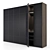 Luxury Leather Quilted Wardrobe 3D model small image 4