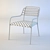 Résille Chair: Dual-Purpose Design by Philippe Nigro 3D model small image 3