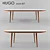 HUGO Extendable Dining Table 3D model small image 1