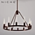 Spark 24: Modern Elegance Chandelier 3D model small image 1