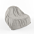 Comfy Bean Bag Pouf 3D model small image 1
