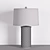 Charcoal Crackle Porcelain Lamp 3D model small image 2