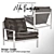 Milo Baughman Design Classic Lounge Chair 3D model small image 1