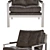 Milo Baughman Design Classic Lounge Chair 3D model small image 2