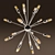 Sputnik Filament Chandelier - Illuminating Elegance 3D model small image 1