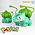 Bulbasaur: The Plant-Dino Pokémon 3D model small image 1