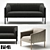 Modern Designer Sofa B&B Italia Bankside 3D model small image 1