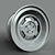Vintage Style Wheel for Classic Japanese Cars 3D model small image 1