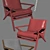 Sleek Jet Accent Chair: Modern Design and Comfort 3D model small image 3