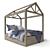 Rustic Dream House Bed 3D model small image 1