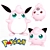 Adorable Pokémon Trio: Igglybuff, Jigglypuff, Wigglytuff 3D model small image 2