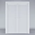 Elegant English Interior Door 3D model small image 2