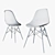 Vitra DSW Eames Side Chair: Stylish and Functional 3D model small image 3