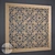 Elegant Carved MDF Panel 3D model small image 1