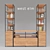 Modular Storage Console and Shelving 3D model small image 1