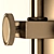 Sleek CURREY & COMPANY Arrowpoint Wall Sconce 3D model small image 2