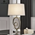 Elegant Glass Ball Lamp 3D model small image 2