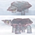 Icy Avalanche Pokemon: Avalugg 3D model small image 2