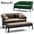 Modern MOLTENI&C CHELSEA Sofa Set 3D model small image 1