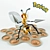 Beedrill Figurine: Deadly Insect Pokemon 3D model small image 1