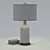Massana Table Lamp & Book Set 3D model small image 3
