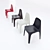 Modern Chair Solid Vondom 3D model small image 2