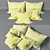 Dreamy Cloud Pillows 3D model small image 1