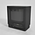 Vintage TV Set 3D model small image 1