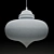 Modern Glass Loft Pendant Light 3D model small image 2