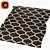 Stockholm Ikea Yellow Brown Carpet 3D model small image 2