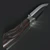 Engraved Hunting Knife 3D model small image 2