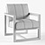 Sophisticated Harrison Leather Chair 3D model small image 2