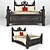 Ethnic Style Bed, Unknown Manufacturer, 2m*1.6m 3D model small image 1