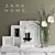 Elegant Zara Home Decor Set 3D model small image 1