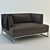 Sleek Solo Armchair: Antonio Citterio Design 3D model small image 1