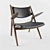 Danish Design: CH28 Sawhorse Easychair 3D model small image 1